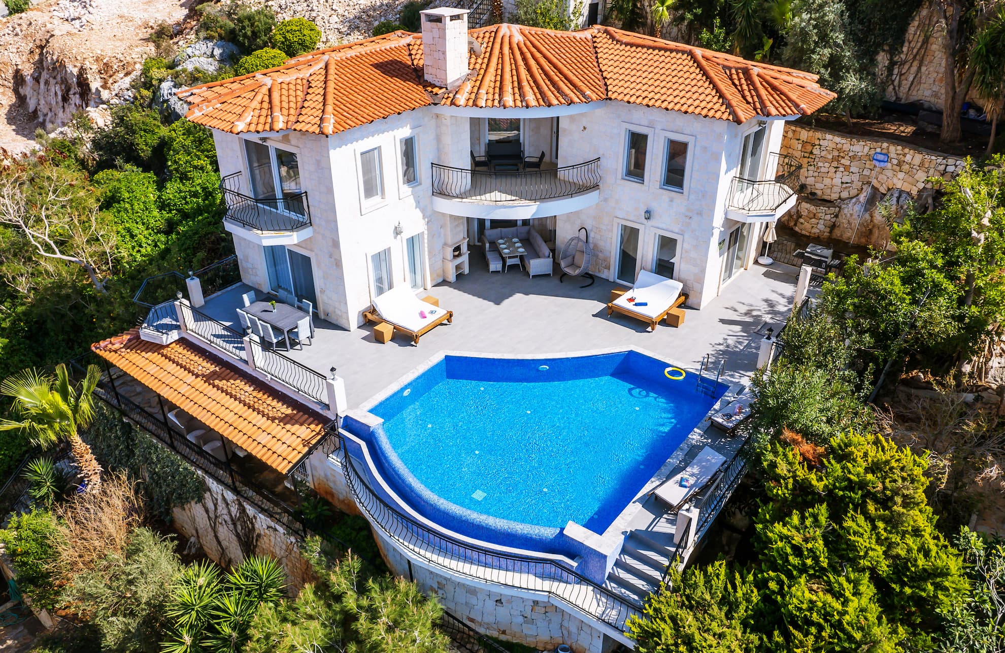 Villa Mavi Manzara Aerial View
